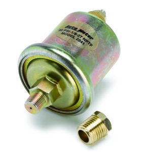 AUTOMETER Oil Pressure Sensor 0-80PSI, 1/8" NPT Male, For Short Sweep Elec.