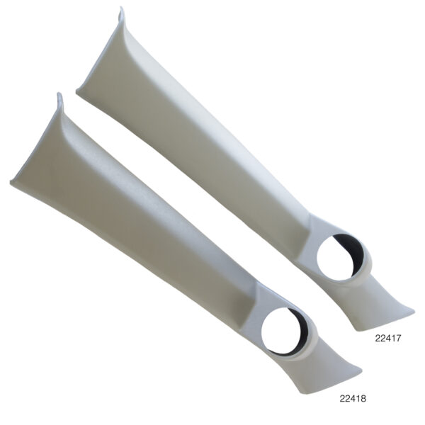 AUTOMETER Gauge Mount, A-Pillar, Full, Single, 2 5/8", Gray, Honda Civic (2dr.) 92-95 Eg