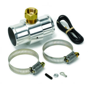 AUTOMETER Radiator Hose Adaptor Fitting 1.5" to 3/8" NPTF Female, Aluminium