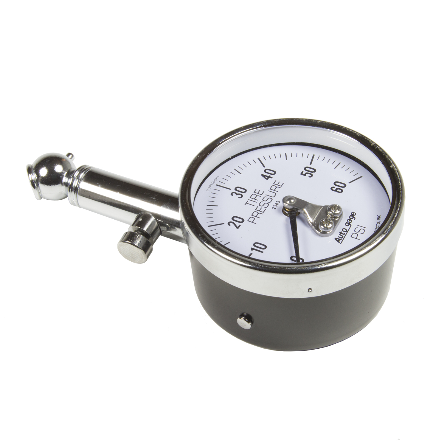 AUTOMETER Gauge, Tyre Pressure, Analogue, 60PSI, White Dial, W/ Peak Hold, Autogage - Image 2