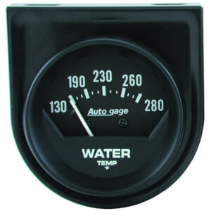 AUTOMETER 2 1/16" 130-280°F Mechanical Water Temperature Gauge, Auto Gage