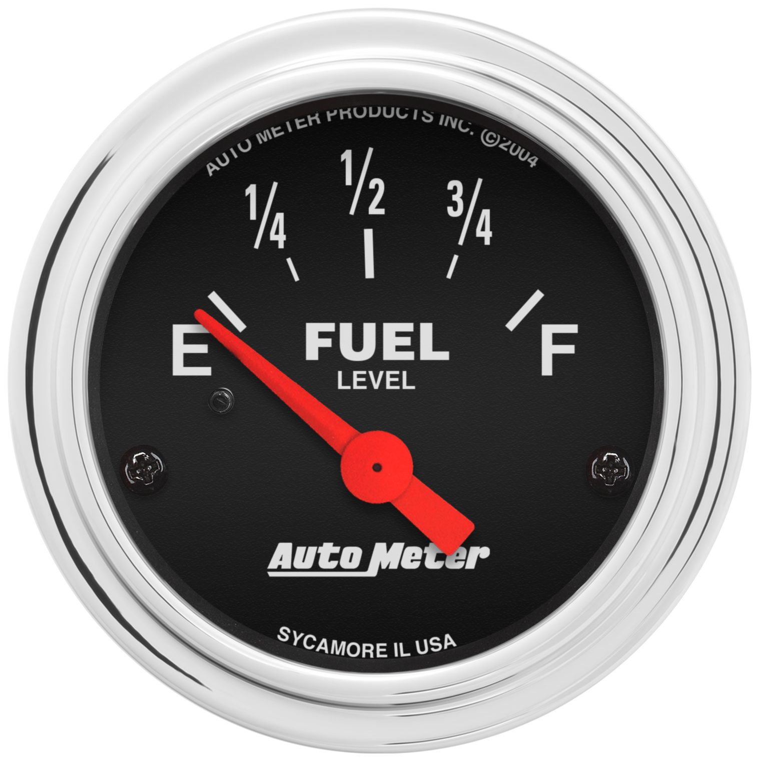 AUTOMETER Fuel Level Gauge 2 1/16", 240° To 33°F, Elec, Traditional Chrome