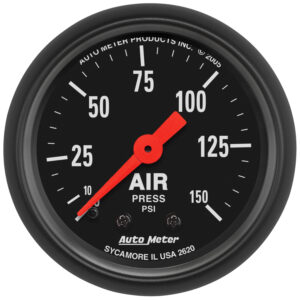 AUTOMETER Air Pressure Gauge 2 1/16", 150PSI, Mechanical, Z Series