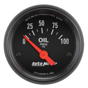 AUTOMETER Oil Pressure Gauge 2 1/16", 100PSI, Electric, Z Series
