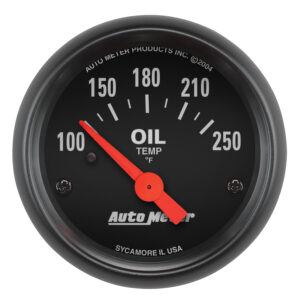 AUTOMETER Oil Temperature Gauge 2 1/16", 100-250°f, Electric, Z Series