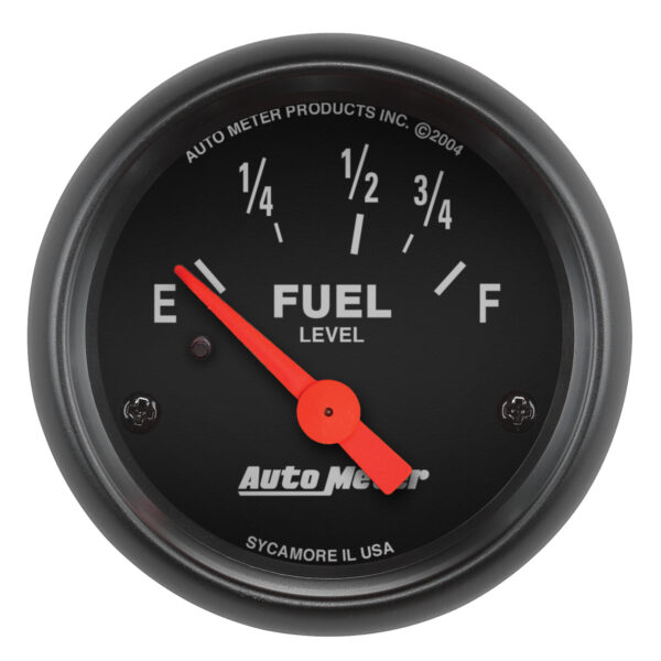 AUTOMETER Fuel Level Gauge 2 1/16", 73° To 10°F, Elec, Z Series