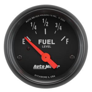 AUTOMETER 2 1/16 Inch, 0-30 Ohms Electric Fuel Level Gauge, Z Series