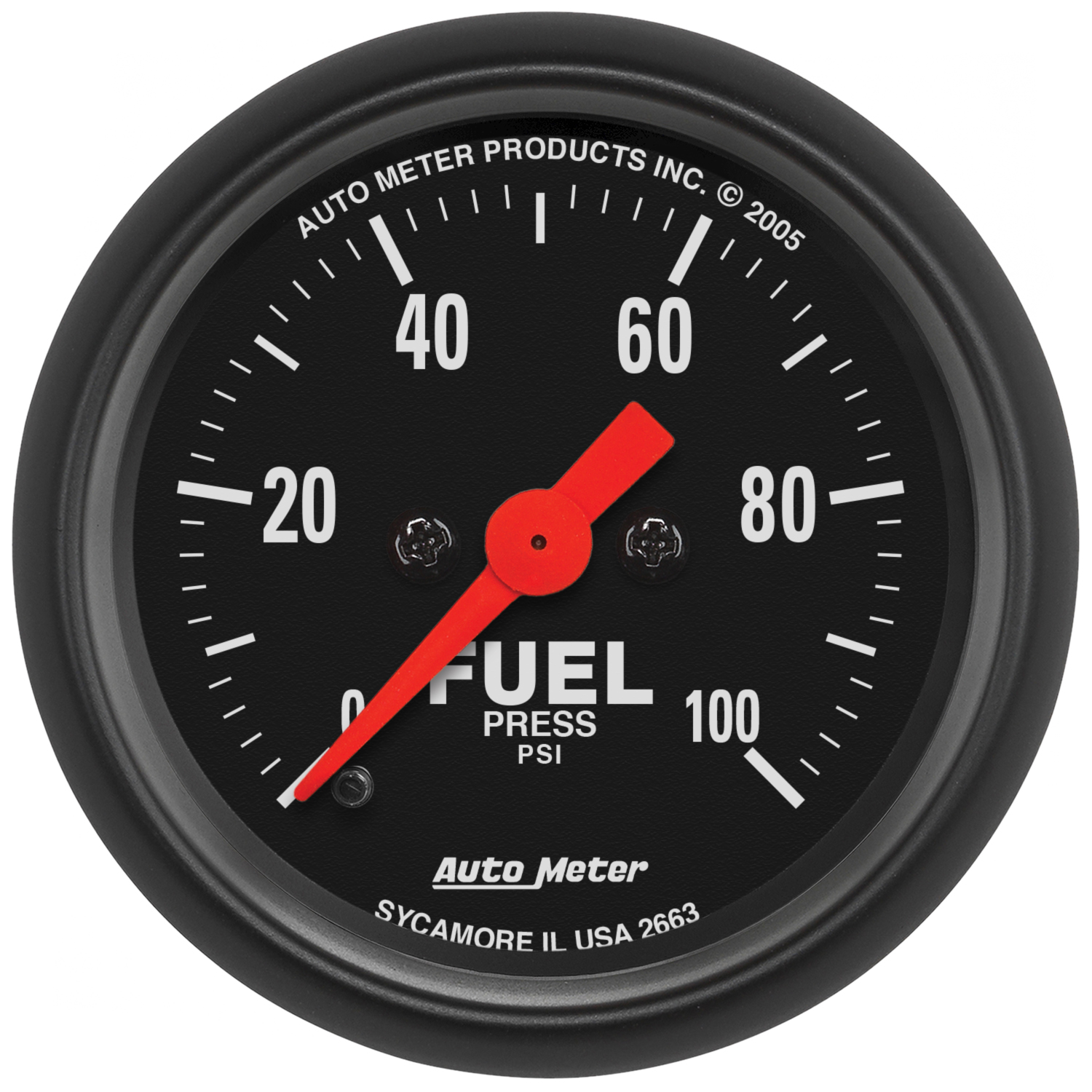 AUTOMETER Fuel Pressure Gauge 2 1/16", 100PSI, Digital Stepper Motor, Z Series