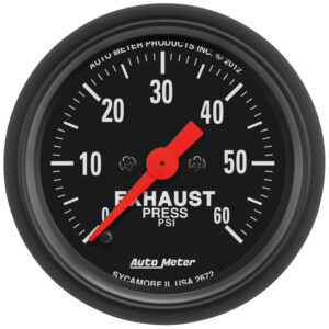 AUTOMETER Exhaust Pressure Gauge 2 1/16", 60PSI, Digital Stepper Motor, Z Series