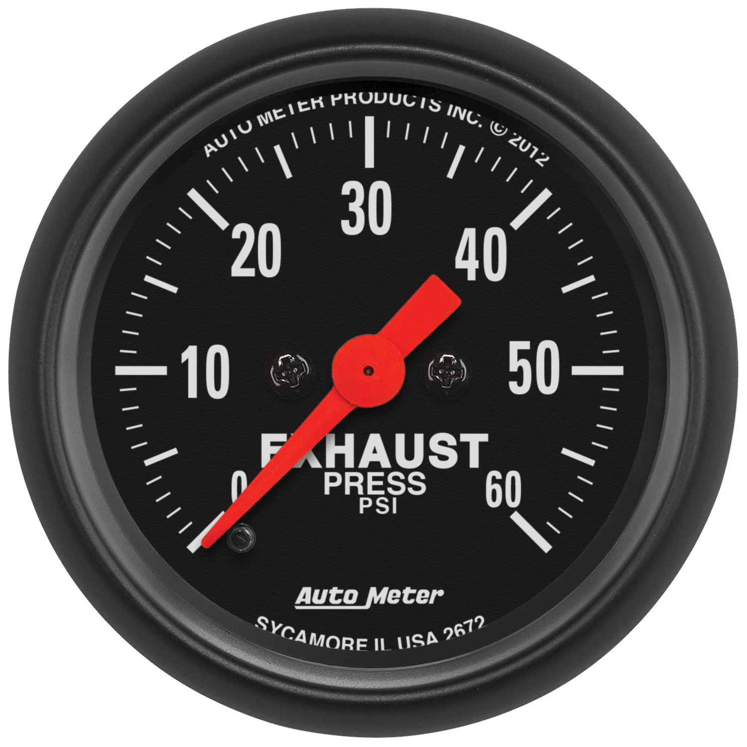 AUTOMETER Exhaust Pressure Gauge 2 1/16", 60PSI, Digital Stepper Motor, Z Series