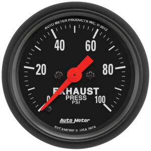 AUTOMETER Exhaust Pressure Gauge 2 1/16", 100PSI, Digital Stepper Motor, Z Series