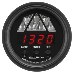 AUTOMETER Z Series 2-1/16" 16K RPM Digital Tachometer Gauge with LED Shift Light