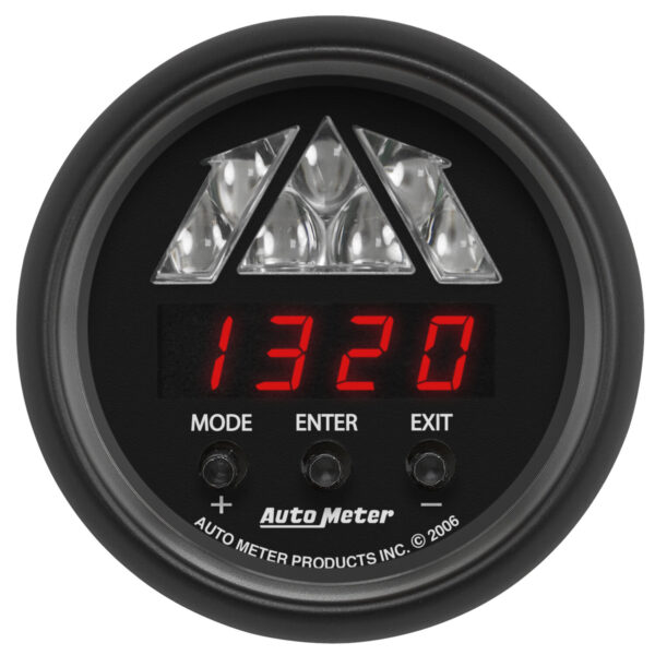 AUTOMETER Z Series 2-1/16" 16K RPM Digital Tachometer Gauge with LED Shift Light