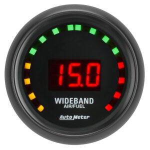 AUTOMETER Wideband Air/Fuel Ratio AFR Gauge Street, 2 1/16", 10:1-17:1, Digital, Z Series