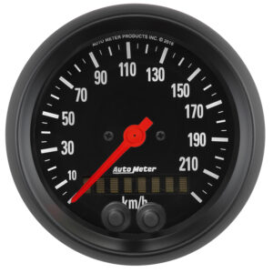 AUTOMETER Speedometer Gauge 3 3/8", 225KMH, GPS, Z Series