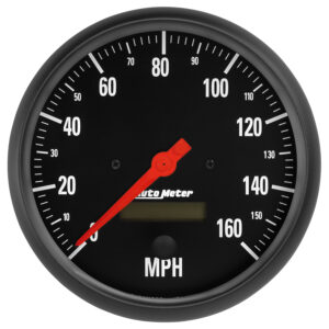 AUTOMETER Speedometer Gauge 5", 160MPH, Elec. Program W/ LCD Odo, Z Series