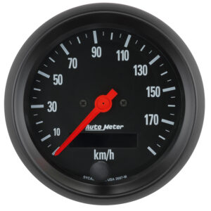 AUTOMETER Speedometer Gauge 3 3/8", 190KMH, Elec. Prog. W/ LCD Odo, Z Series