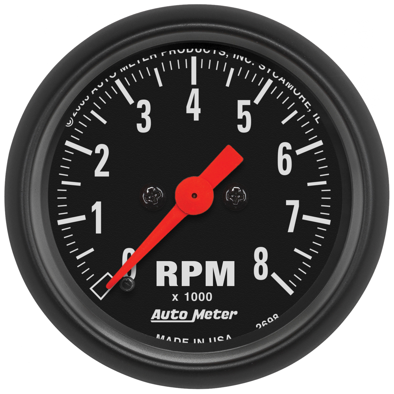 AUTOMETER 2 1/16" In-Dash Tachometer Gauge, 8000 RPM, Z-Series