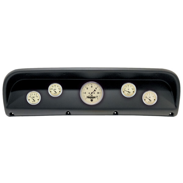 AUTOMETER Direct Fit Dash Kit, (3 3/8" X1, 2 1/16" X4), Ford Truck 67-72, Antique Beige