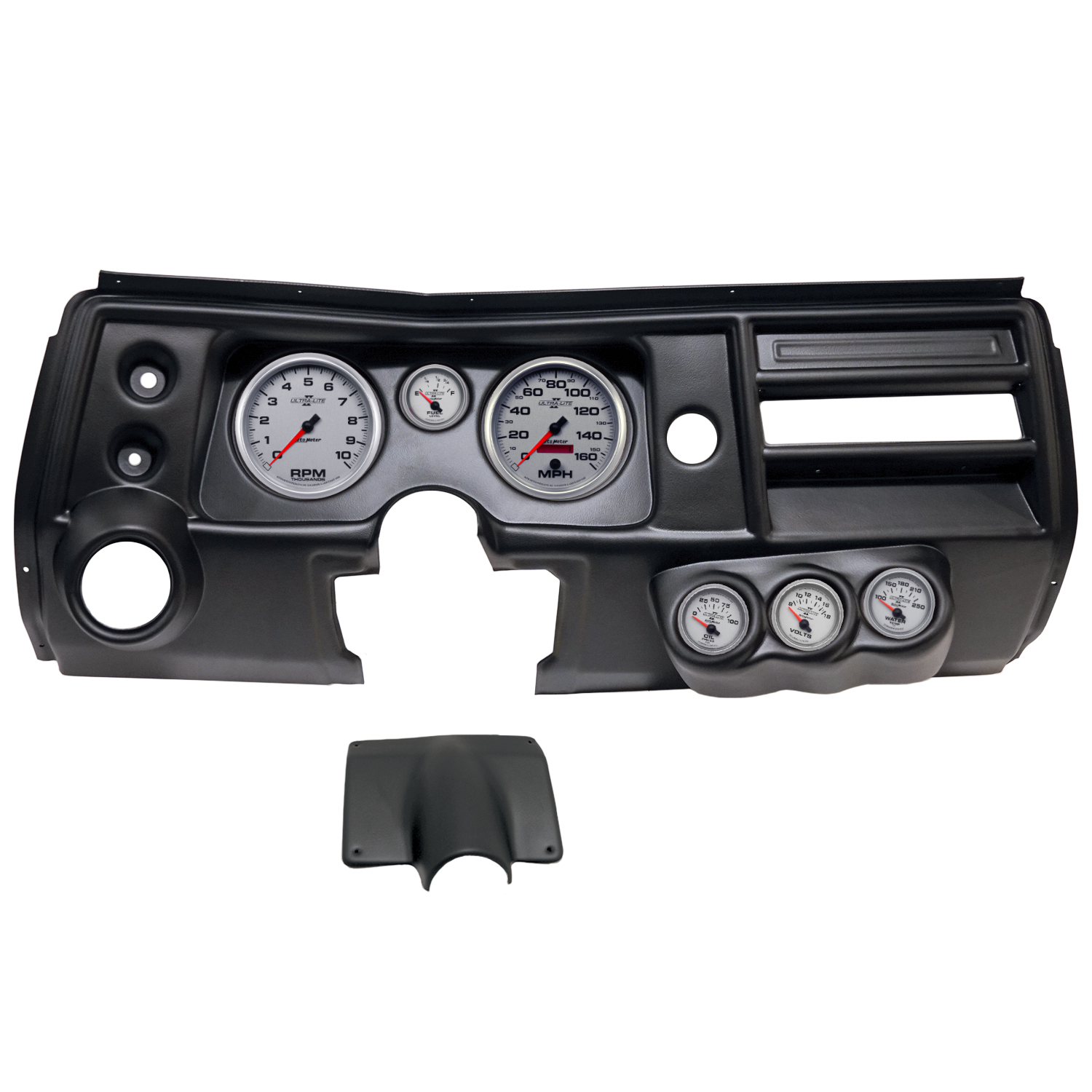 AUTOMETER Direct Fit Dash Kit, (5" X2, 2 1/16" X4), Chevy Chevelle Vent 68, Ultra-Lite II