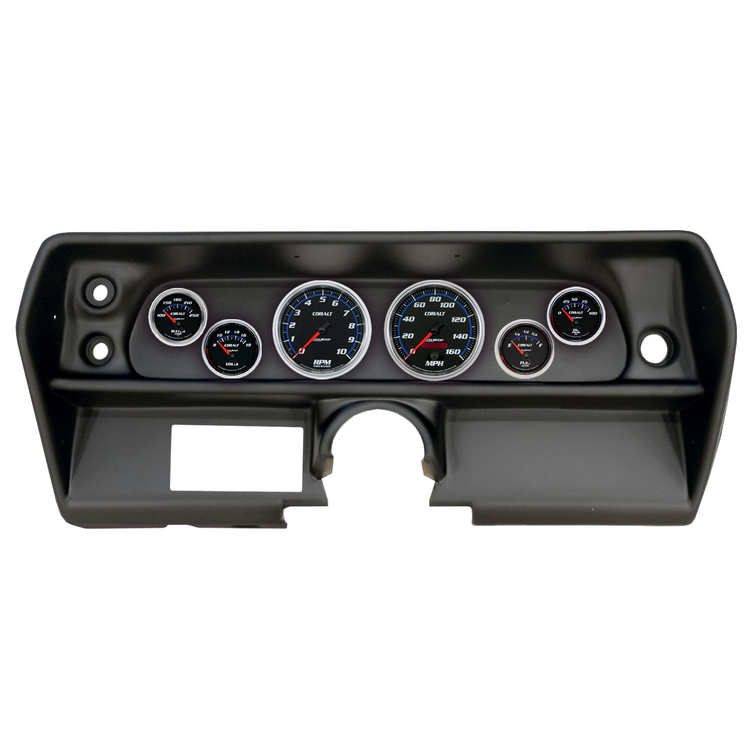 AUTOMETER Direct Fit Dash Kit, (3 3/8" X2, 2 1/16" X4), Chevy Nova 68, Cobalt