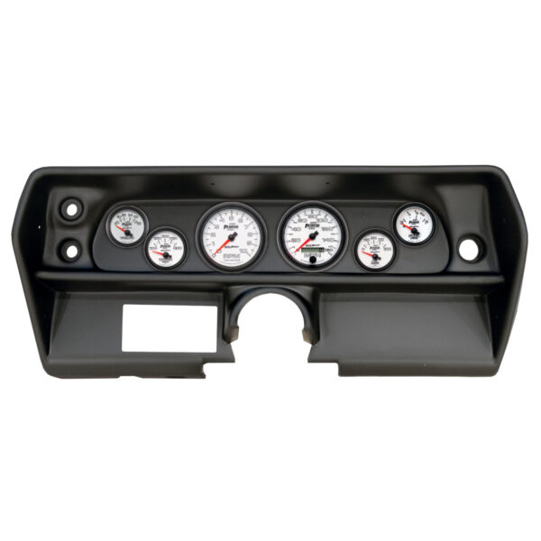AUTOMETER Direct Fit Dash Kit, (3 3/8" X2, 2 1/16" X4), Chevy Nova 68, Phantom II