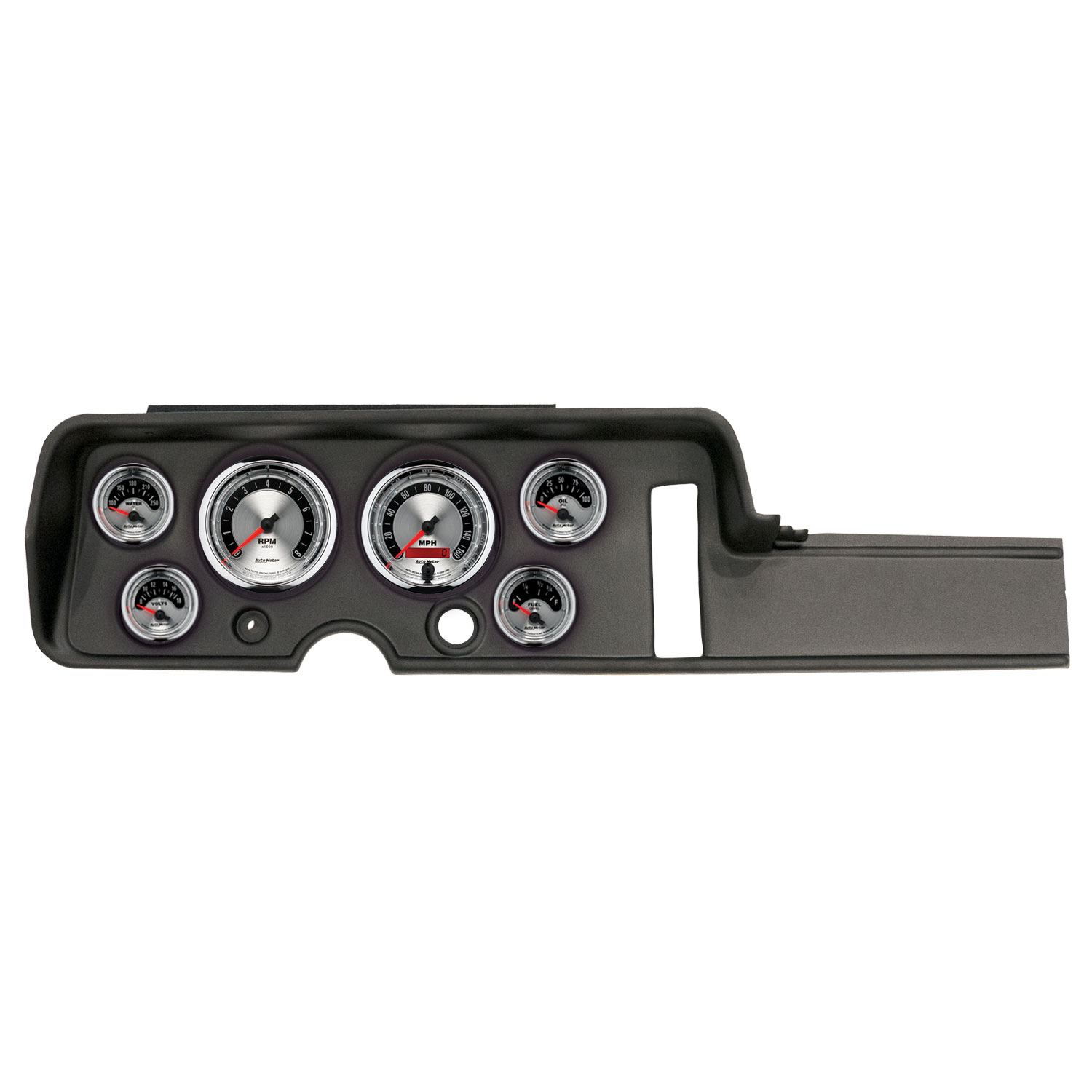 AUTOMETER Direct Fit Dash Kit, (3 3/8" X2, 2 1/16" X4), Pontiac Gto/Lemans 68, American Muscle