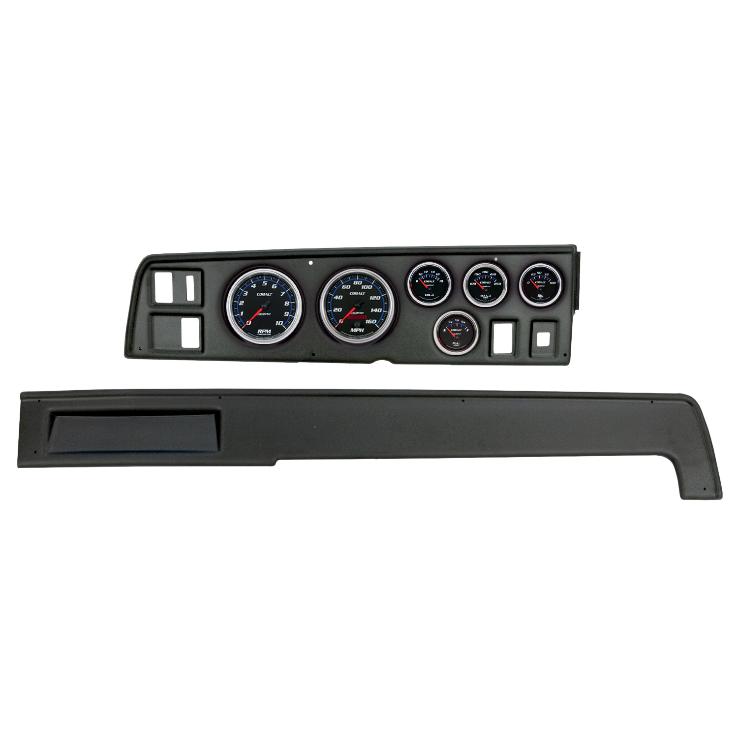 AUTOMETER Direct Fit Dash Kit, (3 3/8" X2, 2 1/16" X4), Dodge Charger 68-70, Cobalt