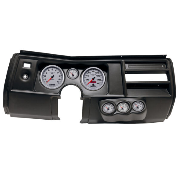 AUTOMETER Direct Fit Dash Kit, (5" X2, 2 1/16" X4), Chevy Chevelle No Vent 69, Ultra-Lite II
