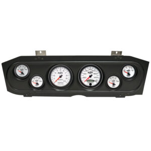 AUTOMETER Direct Fit Dash Kit, (3 3/8" X2, 2 1/16" X4), Merc Cougar 69-70, Phantom II