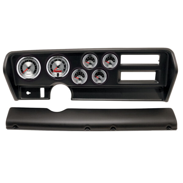 AUTOMETER Direct Fit Dash Kit, (3 3/8" X2, 2 1/16" X4), Pontiac Gto Ac 70-72, American Muscle