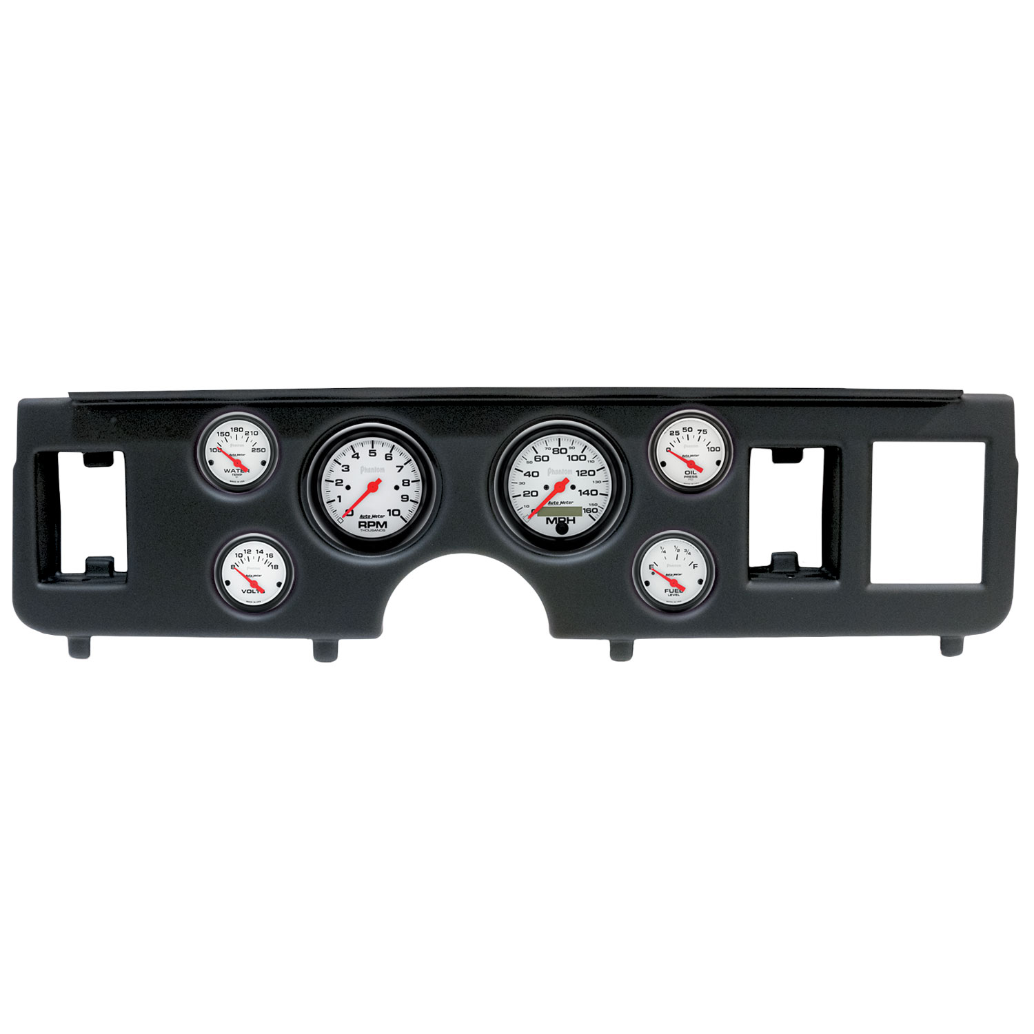 AUTOMETER Direct Fit Dash Kit, (3 3/8" X2, 2 1/16" X4), Ford Mustang 79-86, Phantom