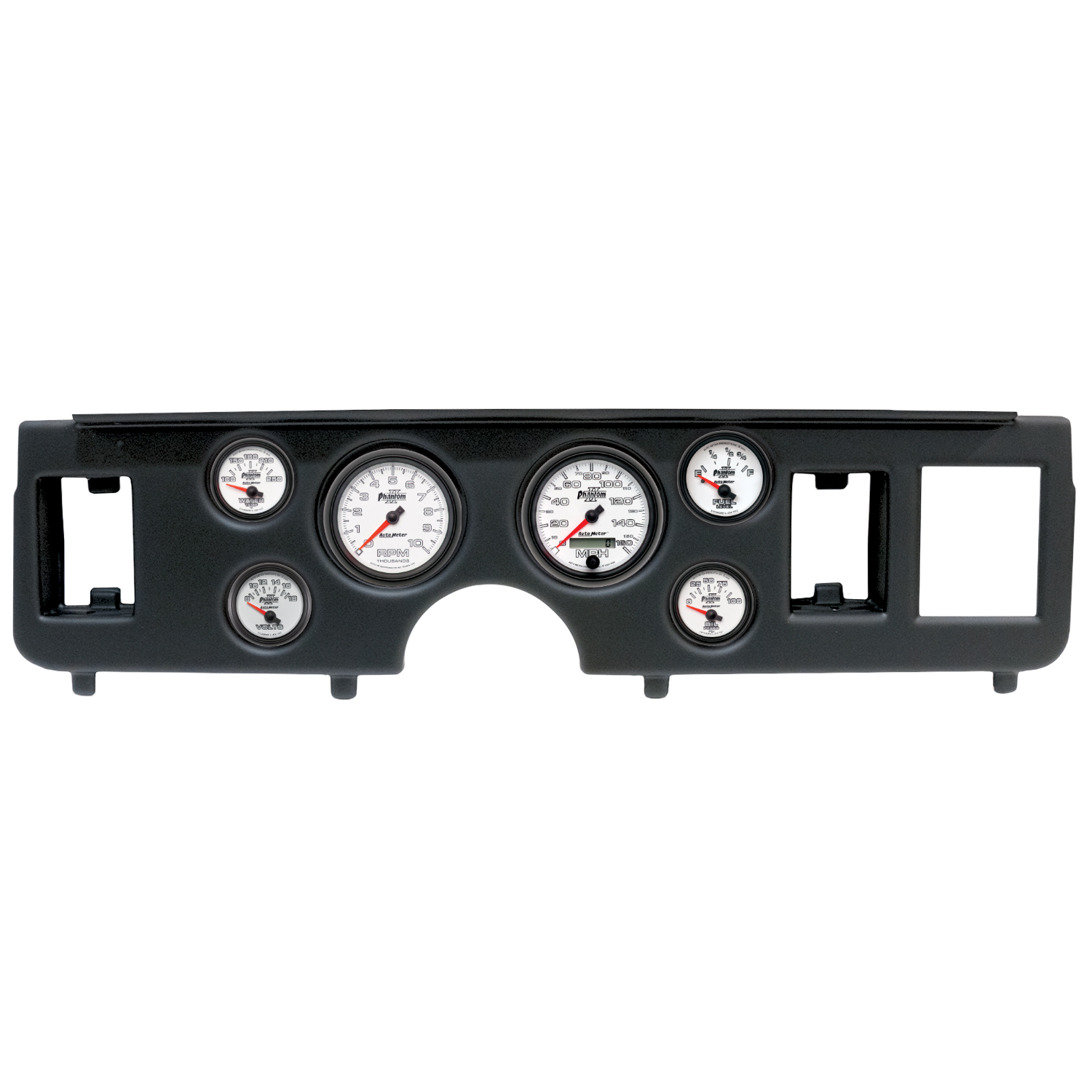 AUTOMETER Direct Fit Dash Kit, (3 3/8" X2, 2 1/16" X4), Ford Mustang 79-86, Phantom II