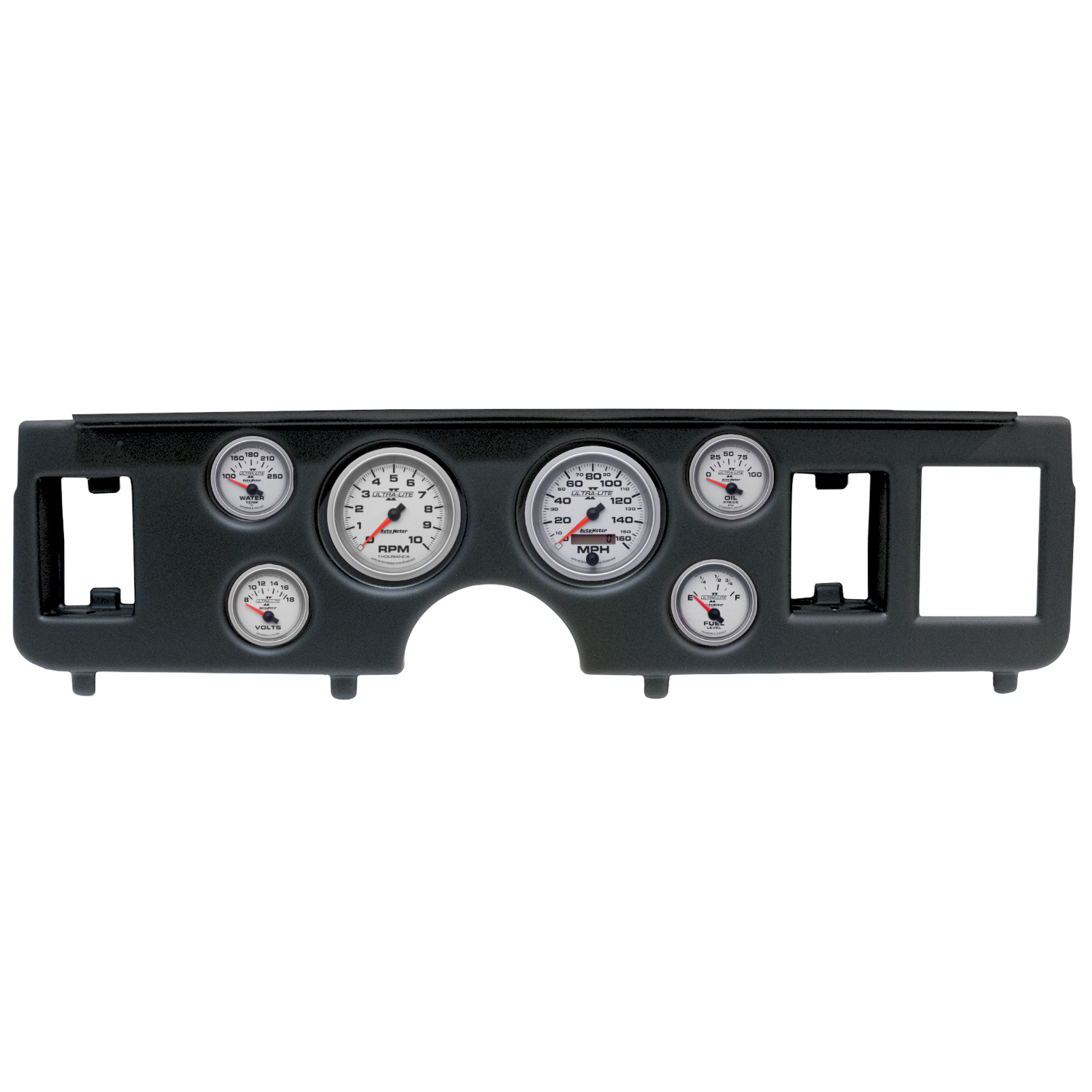 AUTOMETER Direct Fit Dash Kit, (3 3/8" X2, 2 1/16" X4), Ford Mustang 79-86, Ultra-Lite II