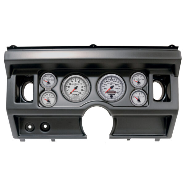 AUTOMETER Direct Fit Dash Kit, (3 3/8" X2, 2 1/16" X4), Ford Truck Ac 80-86, Ultra-Lite II