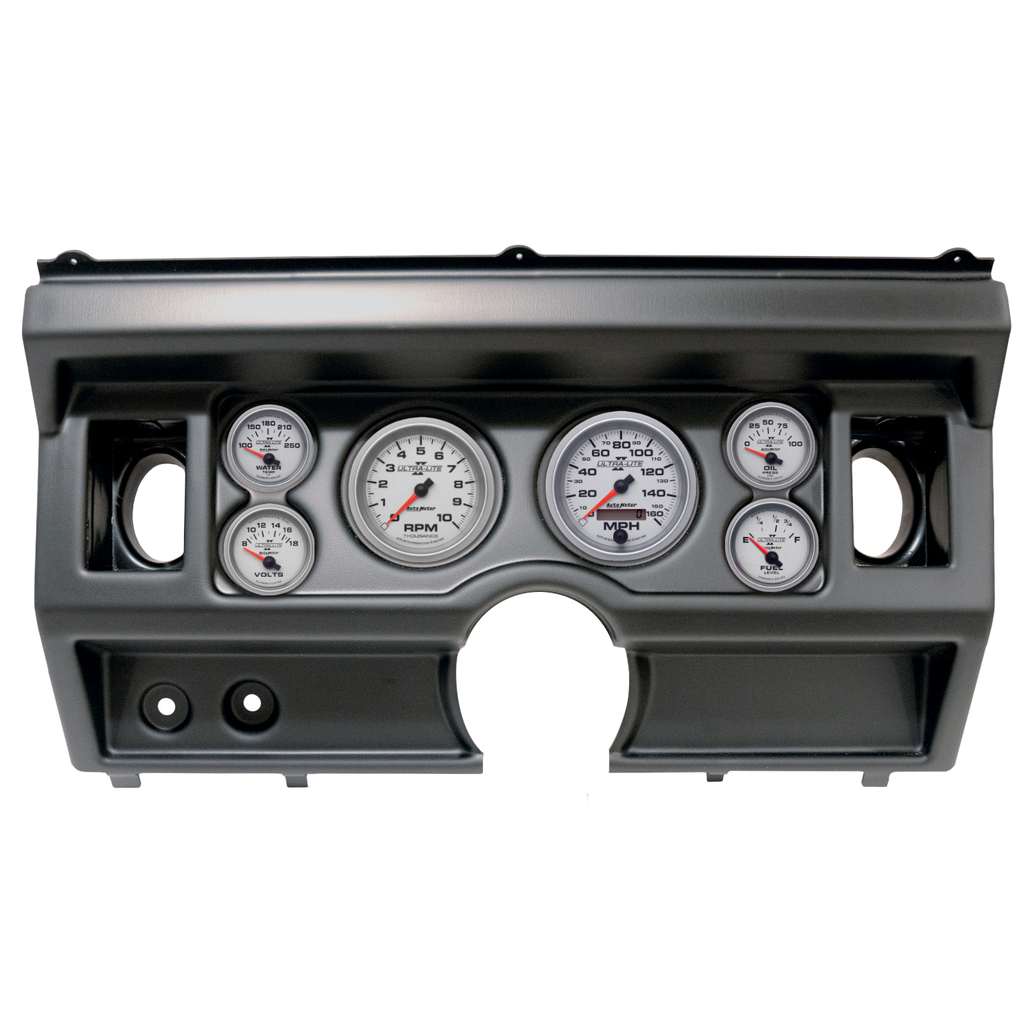 AUTOMETER Direct Fit Dash Kit, (3 3/8" X2, 2 1/16" X4), Ford Truck Ac 80-86, Ultra-Lite II