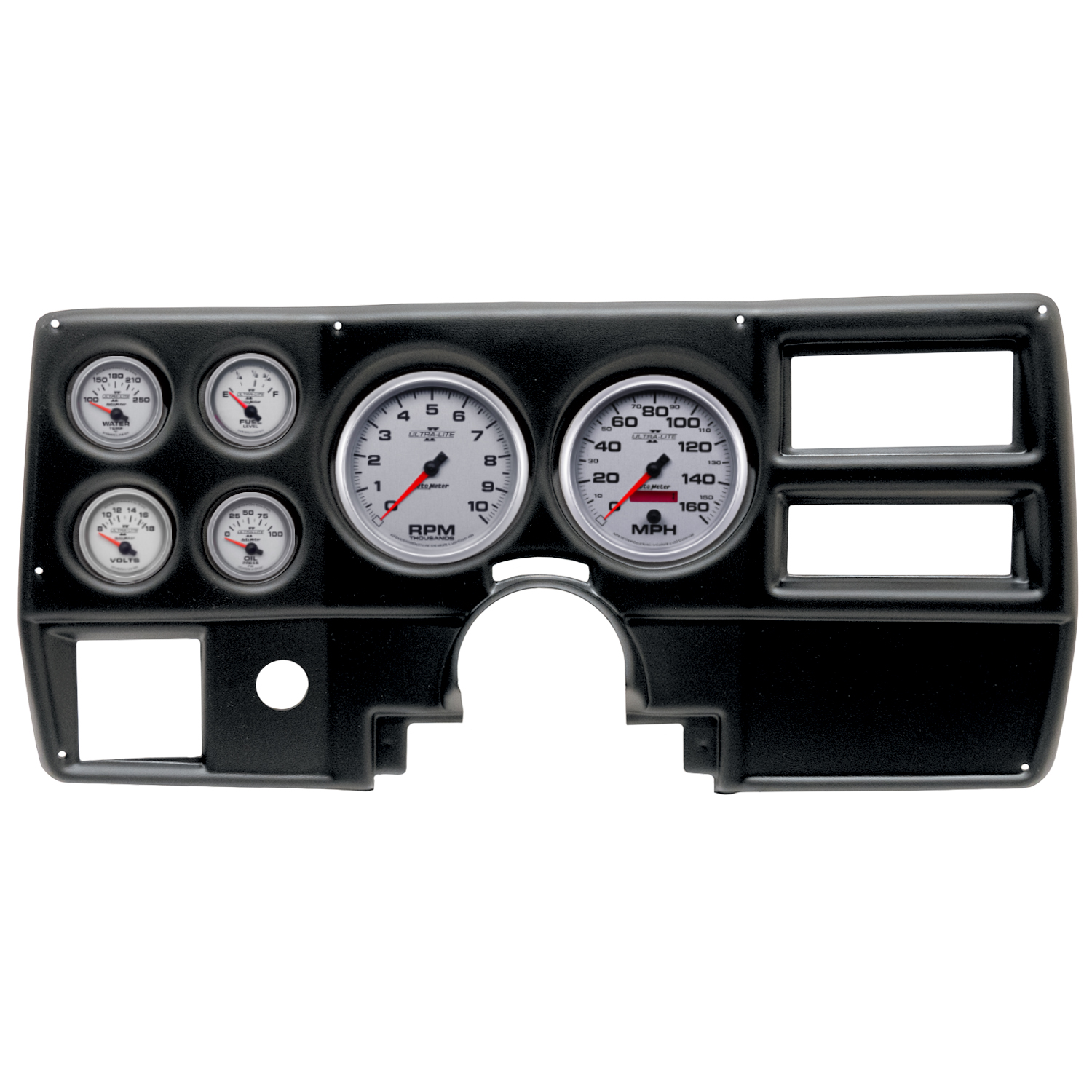 AUTOMETER Direct Fit Dash Kit, (5" X2, 2 1/16" X4), Chevy/Gmc Truck Ac 84-87, Ultra-Lite II