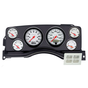 AUTOMETER Direct Fit Dash Kit, (3 3/8" X2, 2 1/16" X4), Ford Mustang 87-89, Phantom