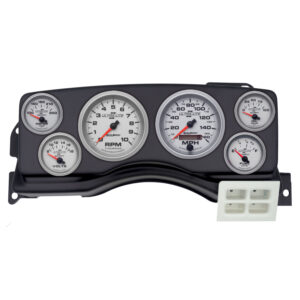 AUTOMETER Direct Fit Dash Kit, (3 3/8" X2, 2 1/16" X4), Ford Mustang 87-89, Ultra-Lite II