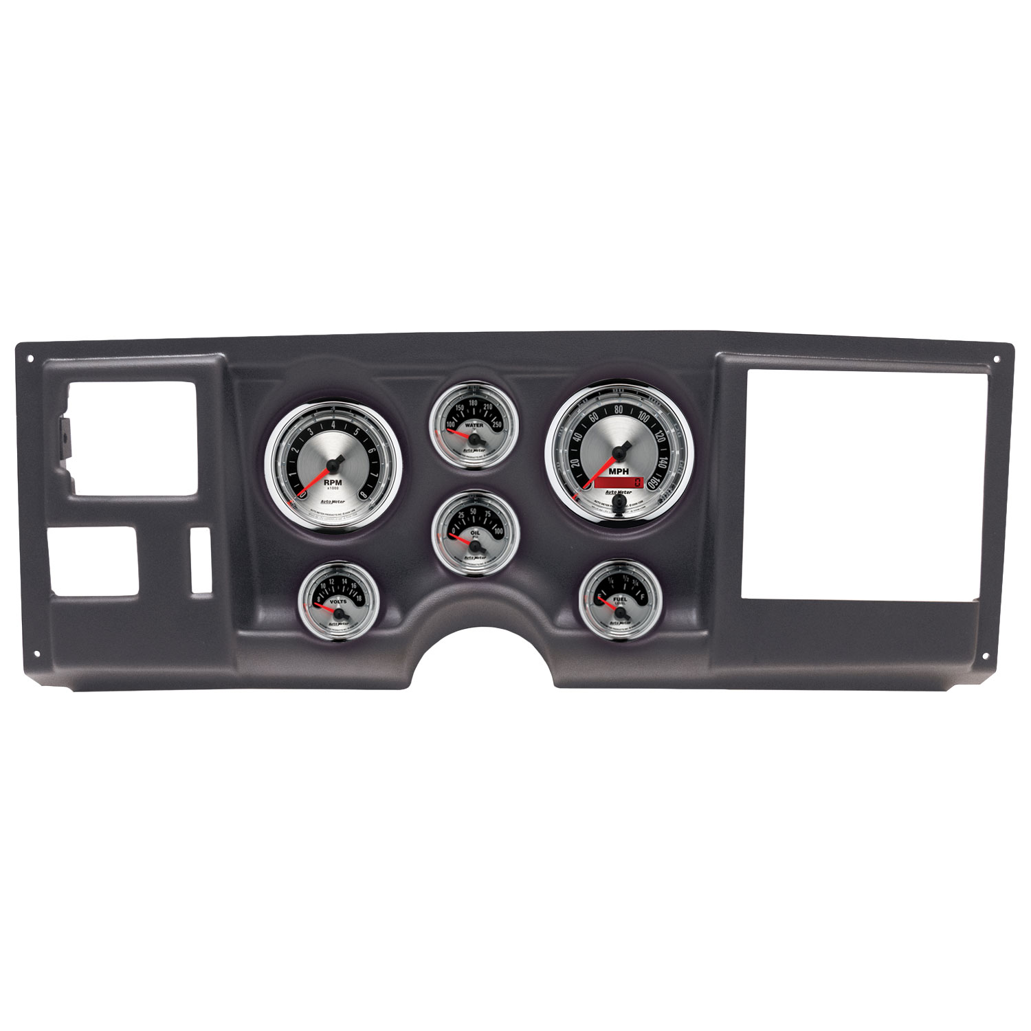 AUTOMETER Direct Fit Dash Kit, (3 3/8" X2, 2 1/16" X4), Chevy/Gmc Truck 88-94, American Muscle