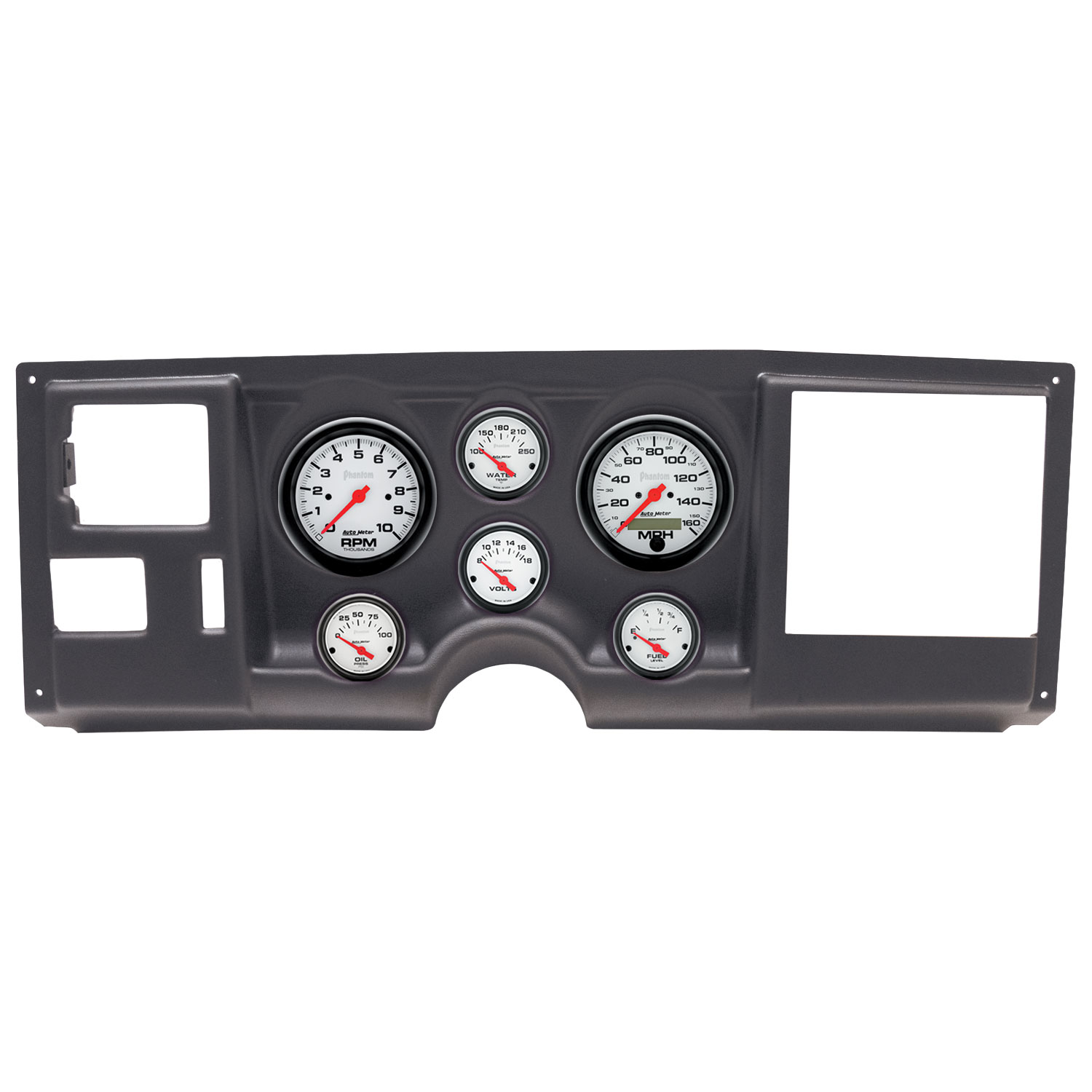AUTOMETER Direct Fit Dash Kit, (3 3/8" X2, 2 1/16" X4), Chevy/Gmc Truck 88-94, Phantom