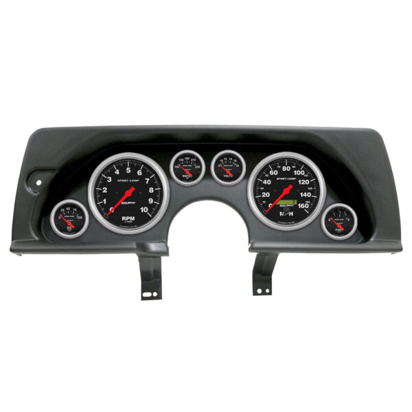 AUTOMETER Direct Fit Dash Kit, (5" X2, 2 1/16" X4), Chevy Camaro 90-92, Sport-Comp