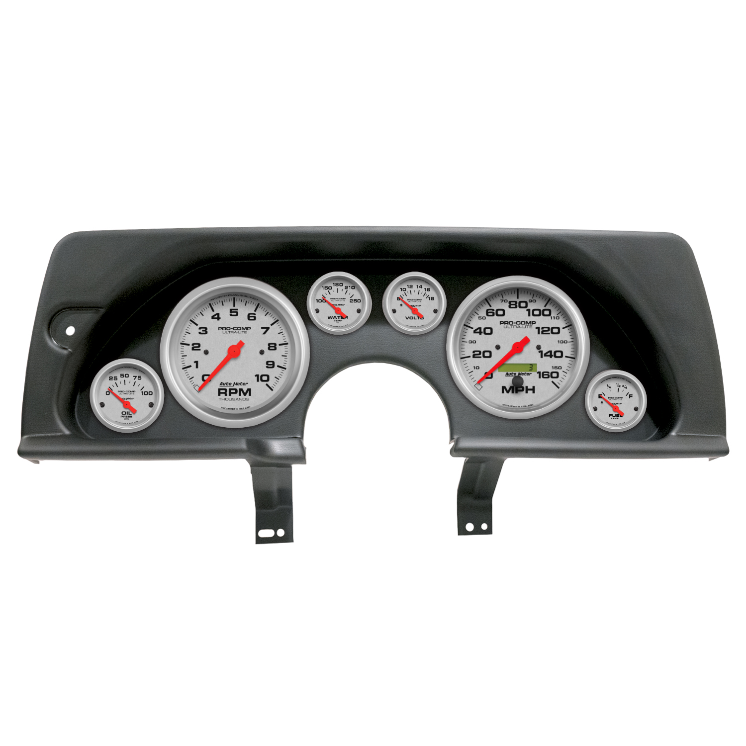 AUTOMETER Direct Fit Dash Kit, (5" X2, 2 1/16" X4), Chevy Camaro 90-92, Ultra-Lite
