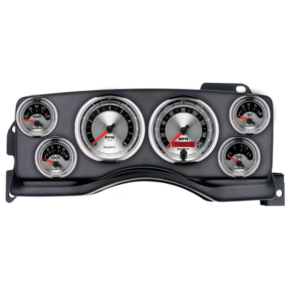 AUTOMETER Direct Fit Dash Kit, (3 3/8" X2, 2 1/16" X4), Ford Mustang 90-93, American Muscle