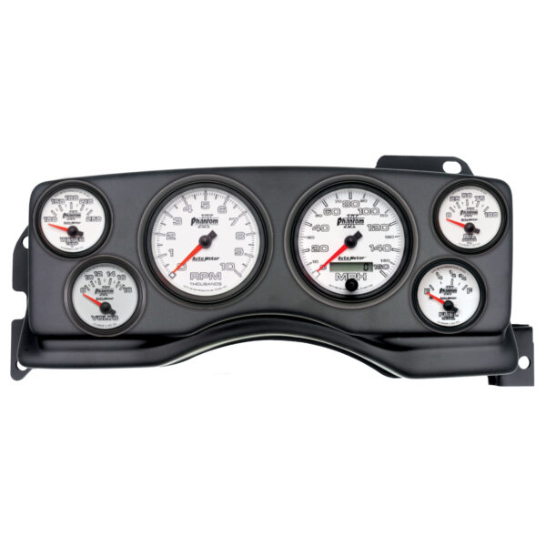 AUTOMETER Direct Fit Dash Kit, (3 3/8" X2, 2 1/16" X4), Ford Mustang 90-93, Phantom II