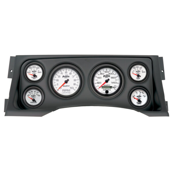 AUTOMETER Direct Fit Dash Kit, (3 3/8" X2, 2 1/16" X4), Chevy/Gmc Truck 95-98, Phantom II