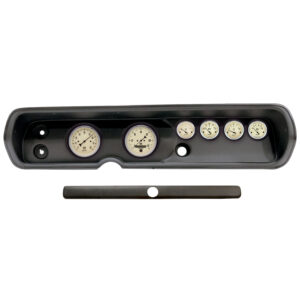 AUTOMETER Direct Fit Dash Kit, (3 3/8" X2, 2 1/16" X4), Chevy Chevelle 64-65, Antique Beige