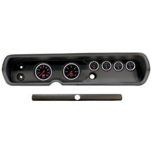 AUTOMETER Direct Fit Dash Kit, (3 3/8" X2, 2 1/16" X4), Chevy Chevelle 64-65, Designer Black
