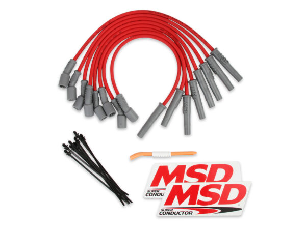 MSD Wire Set, Red, Ford Raptor 2010-14 6.2L