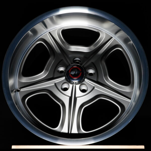 RACE STAR 32 Mirage Machined Grey Alloy Wheel 15x10 5x4.50BC 5.00BS GLOSS CLR Ford - Image 2